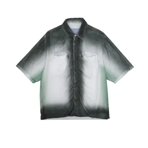 Spray Dye Button Up Shirt