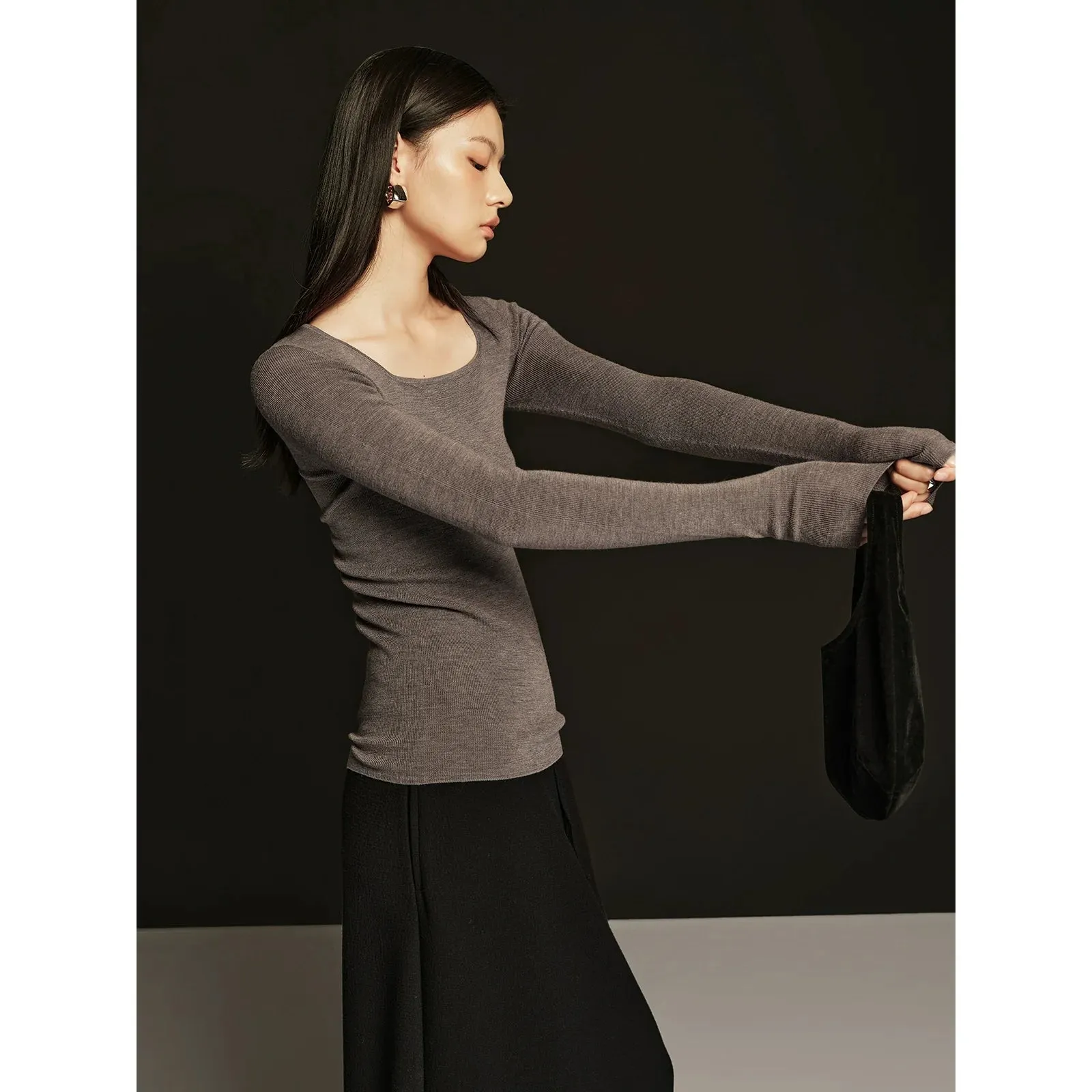 Square Neck Sweater