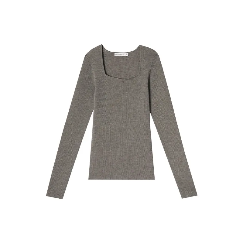 Square Neck Sweater