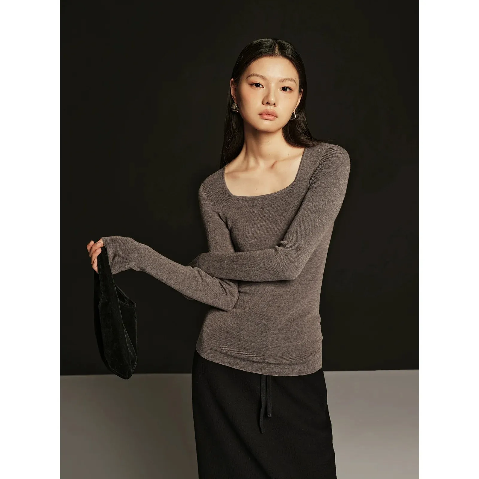 Square Neck Sweater