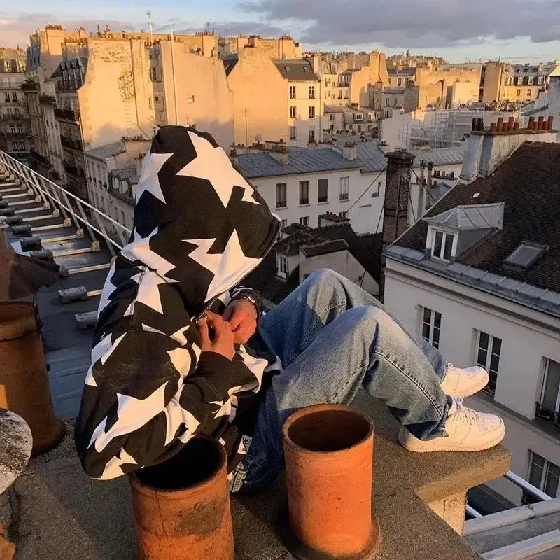 Star Hoodie Y2K