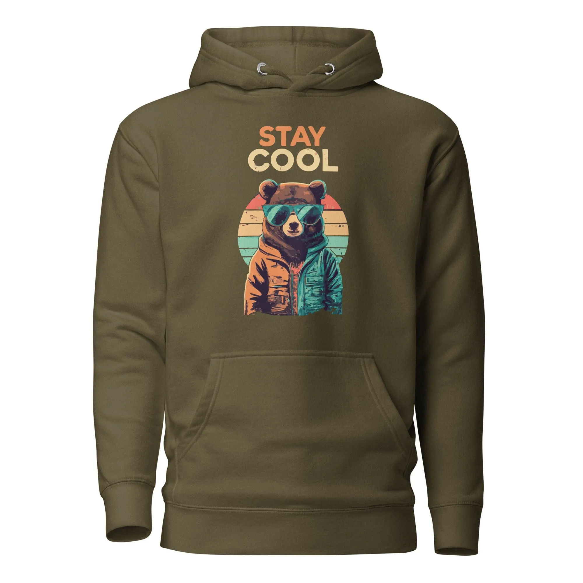 Stay Cool Teddy Bear Hoodie
