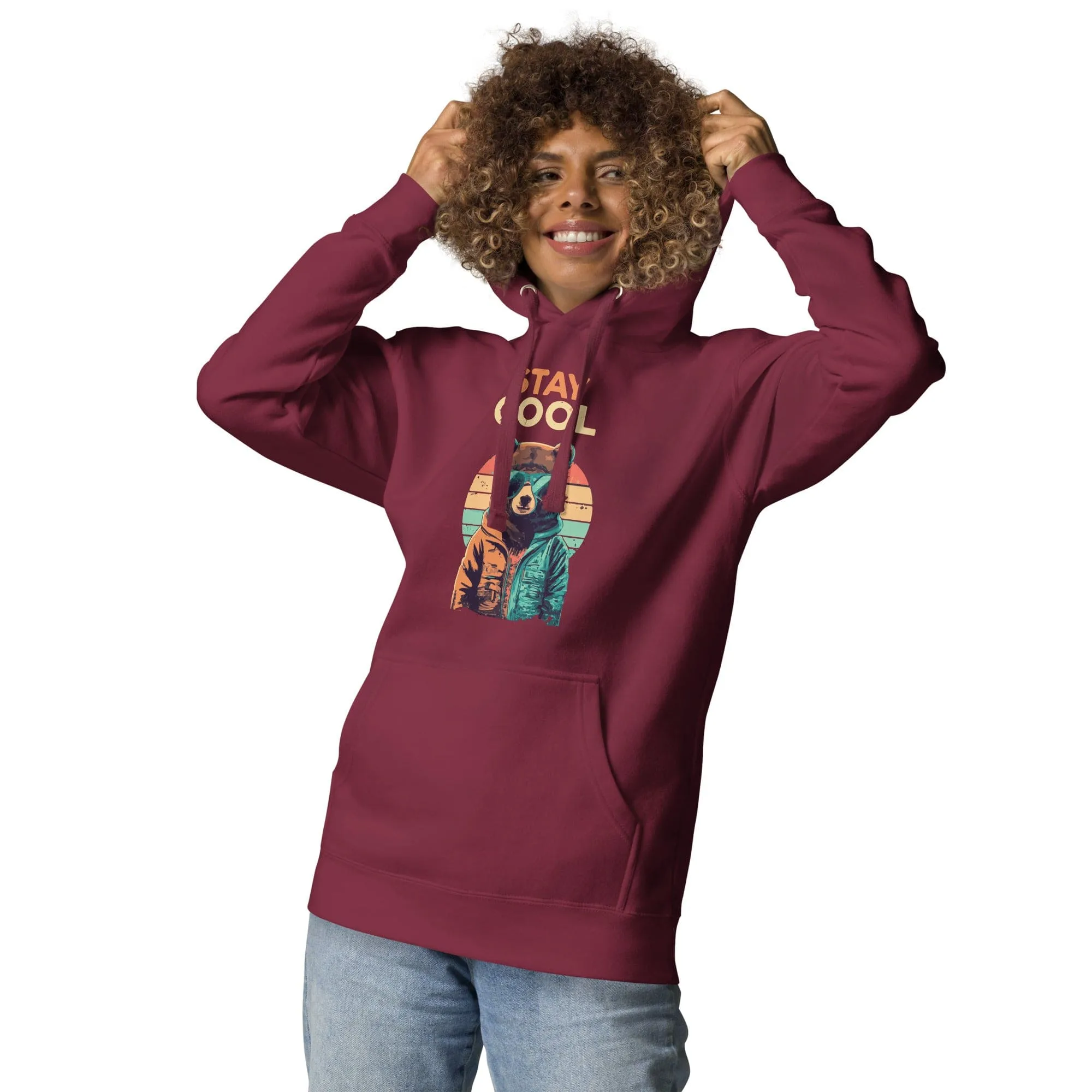 Stay Cool Teddy Bear Hoodie