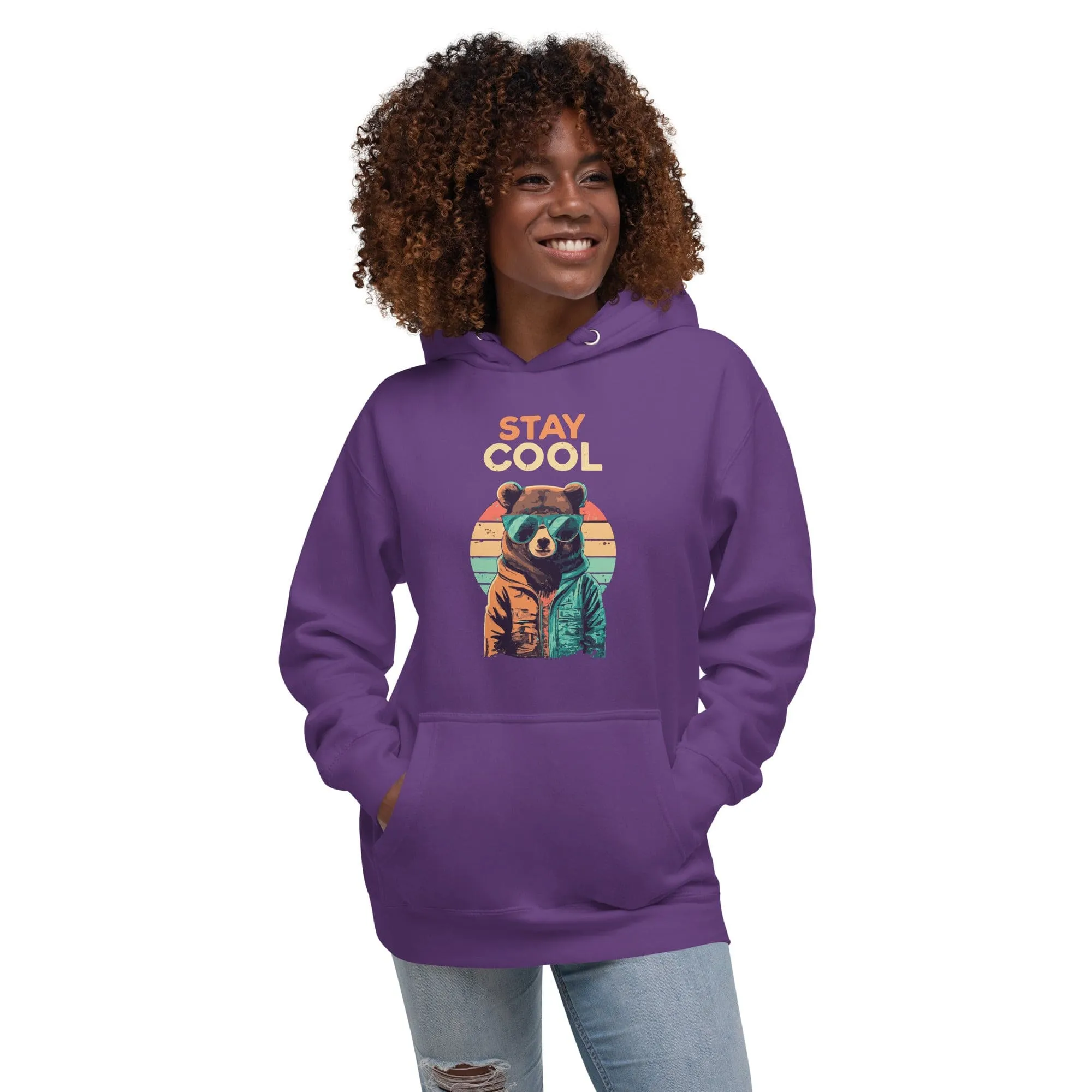 Stay Cool Teddy Bear Hoodie
