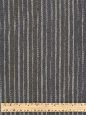 Stitch Cotton Poly Blend Stretch Knit Deadstock - Grey   Yellow - Swatch