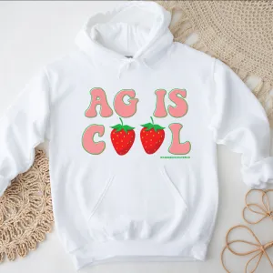 Strawberry Ag is Cool Hoodie (S-3XL) Unisex - Multiple Colors!