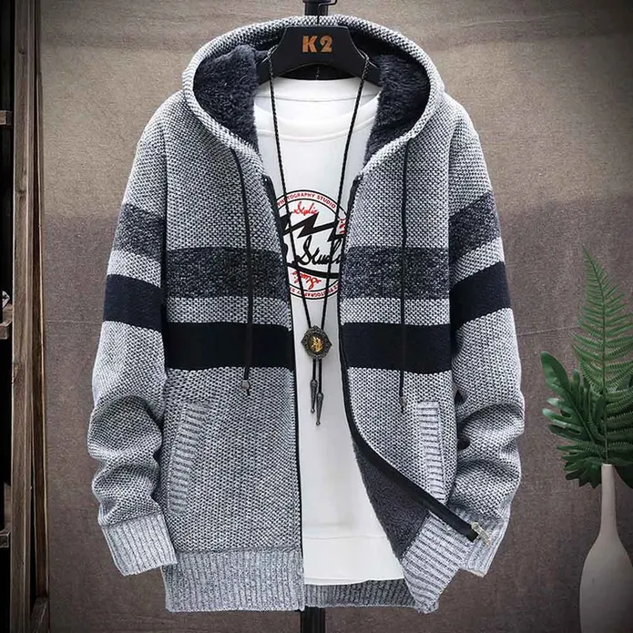 Striped sweater for men
