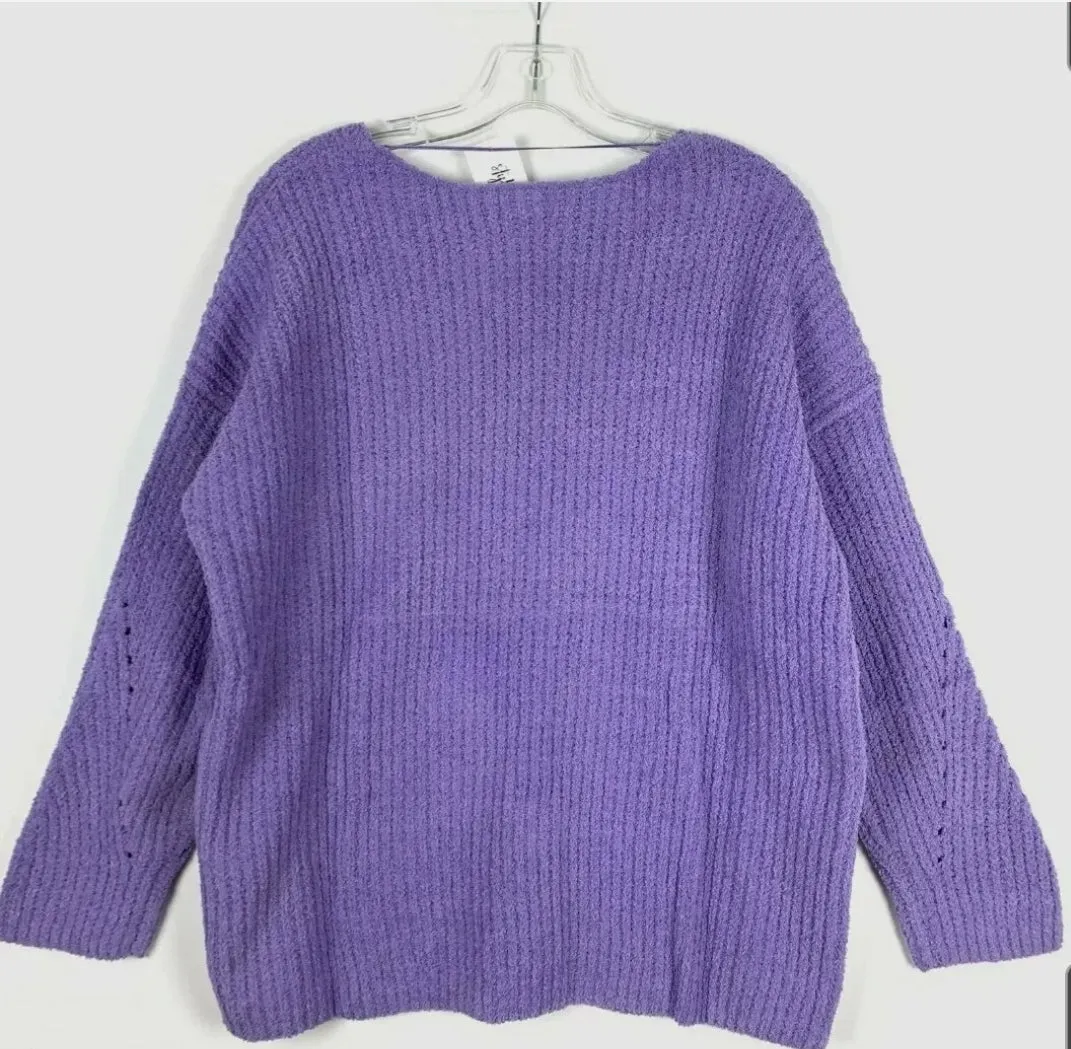 Style & Co. Women's Cozy Chenille V-Neck Sweaters