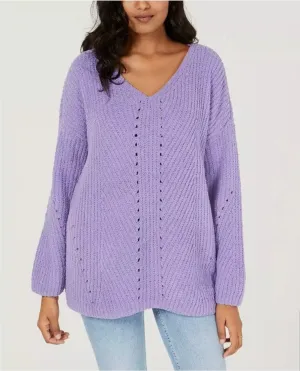 Style & Co. Women's Cozy Chenille V-Neck Sweaters