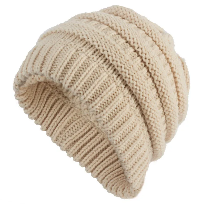 Stylish Women's Knit Bun Hat