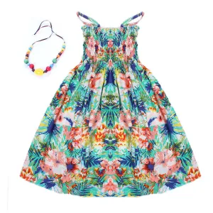 Summer kids clothing girls children beach dresses for girls fashion bohemian style girls dresses
