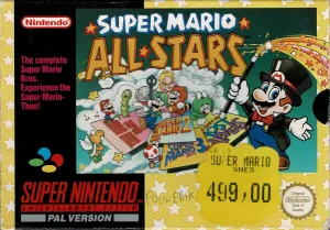 Super Mario All Stars i æske