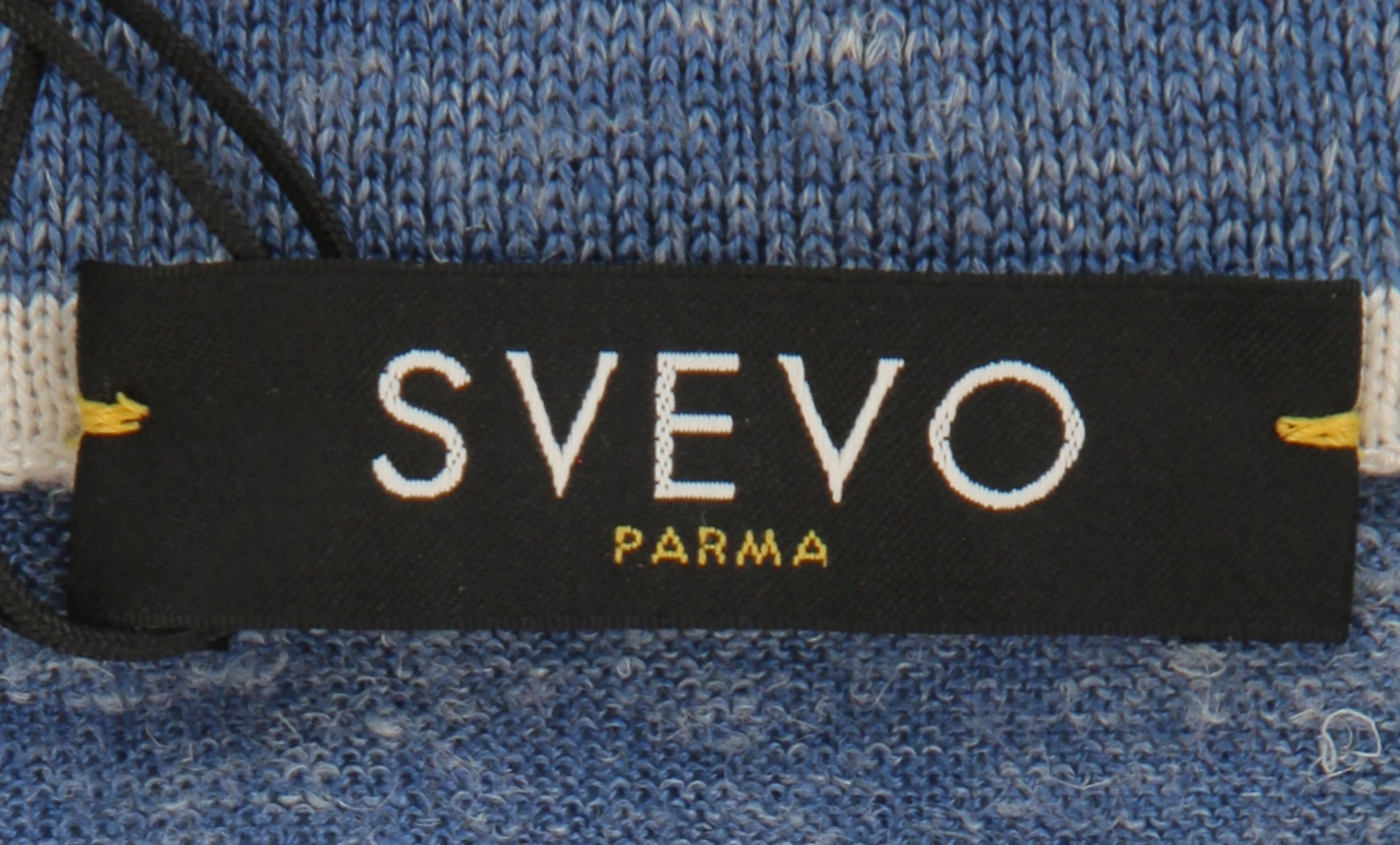 Svevo Parma Blue 1/4 Zip Polo Sweater