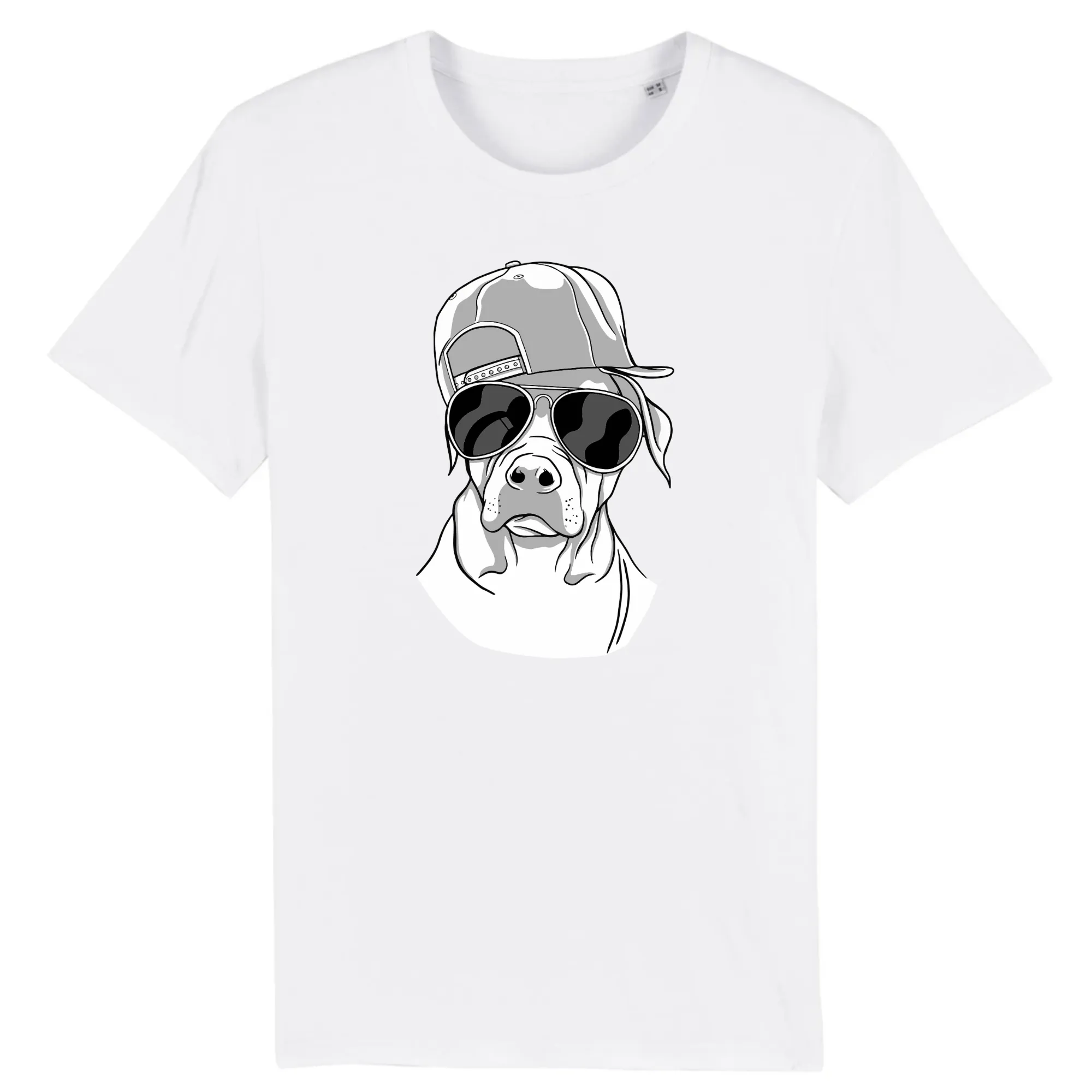 T-Shirt- BIO- COOL DOG- Herren