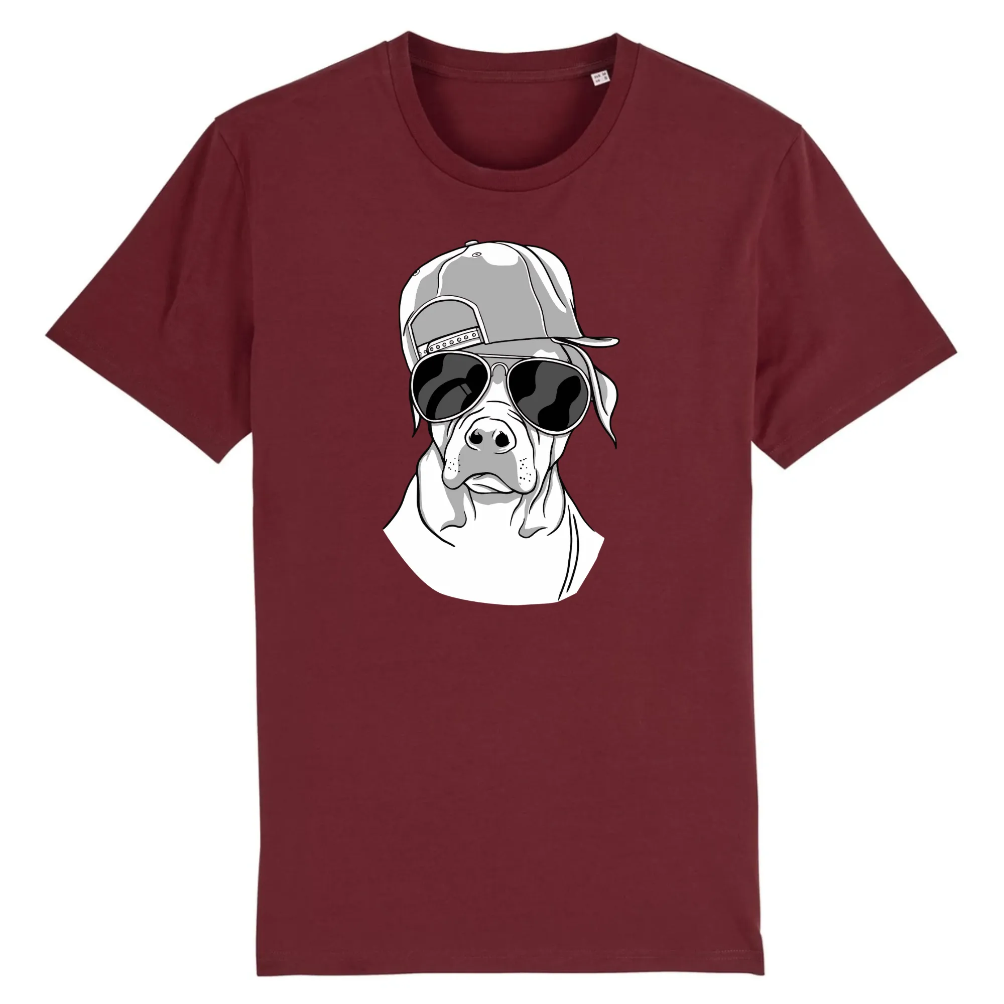 T-Shirt- BIO- COOL DOG- Herren