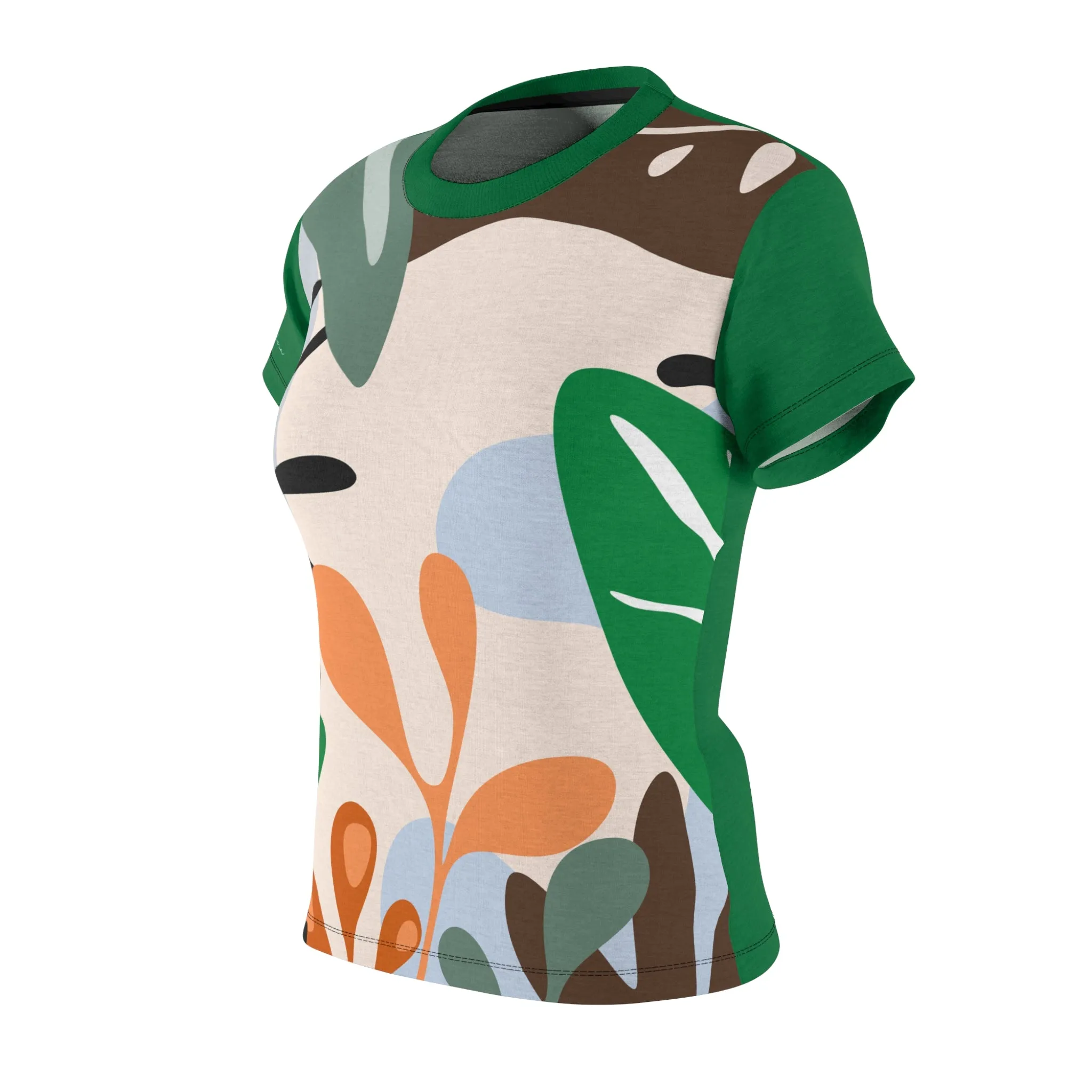T-Shirt, Green Foliage