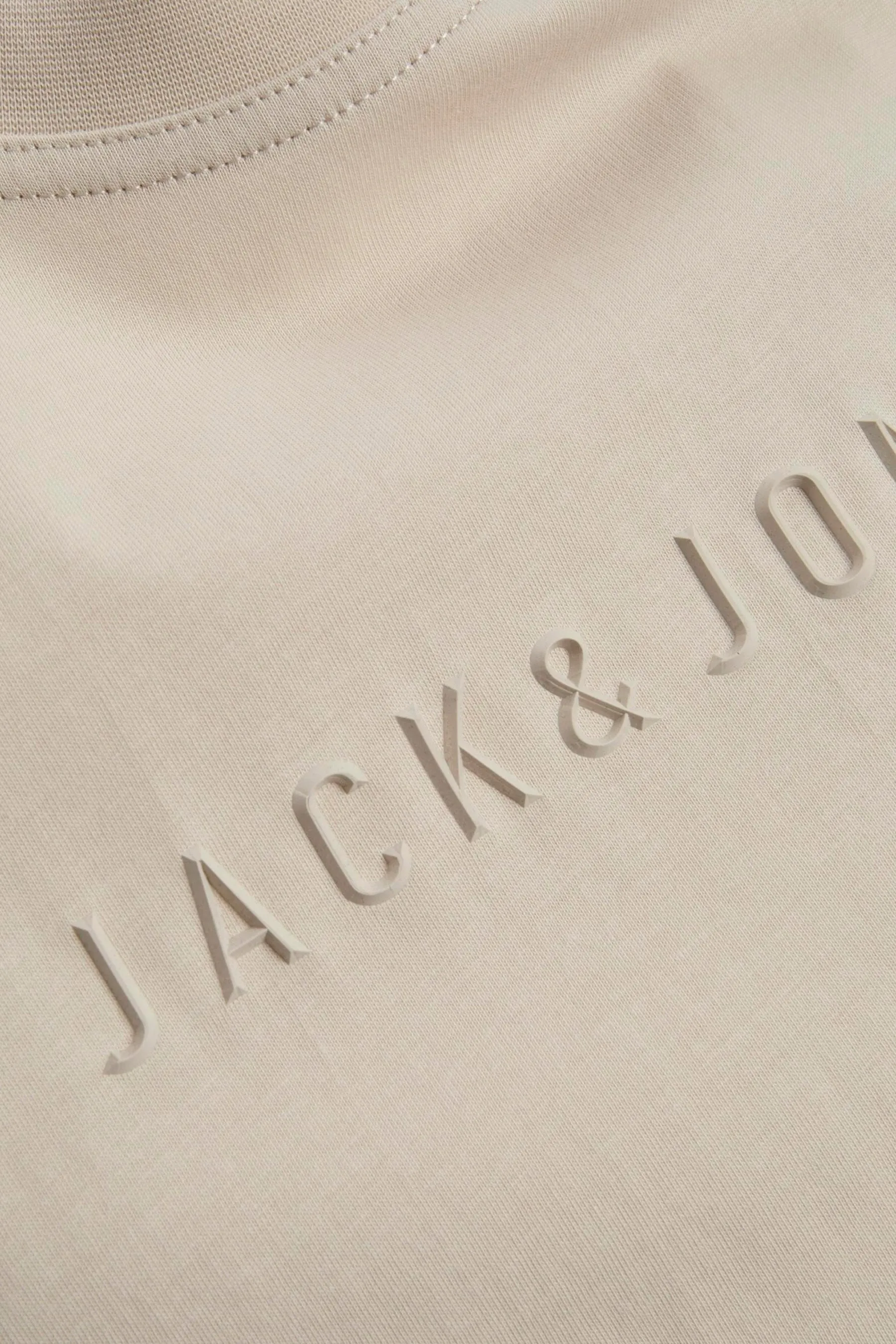 T-shirt (korte mouwen) Beige - CORE BY JACK & JONES