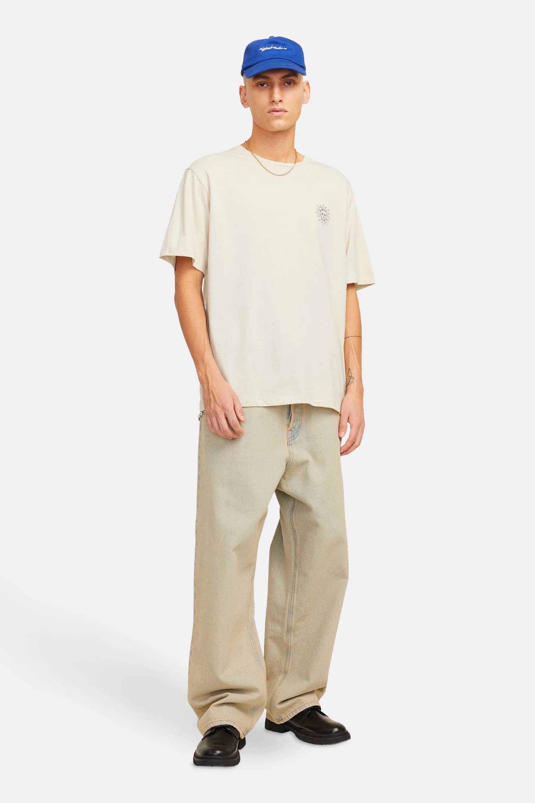 T-shirt (korte mouwen) Ecru - CORE BY JACK & JONES