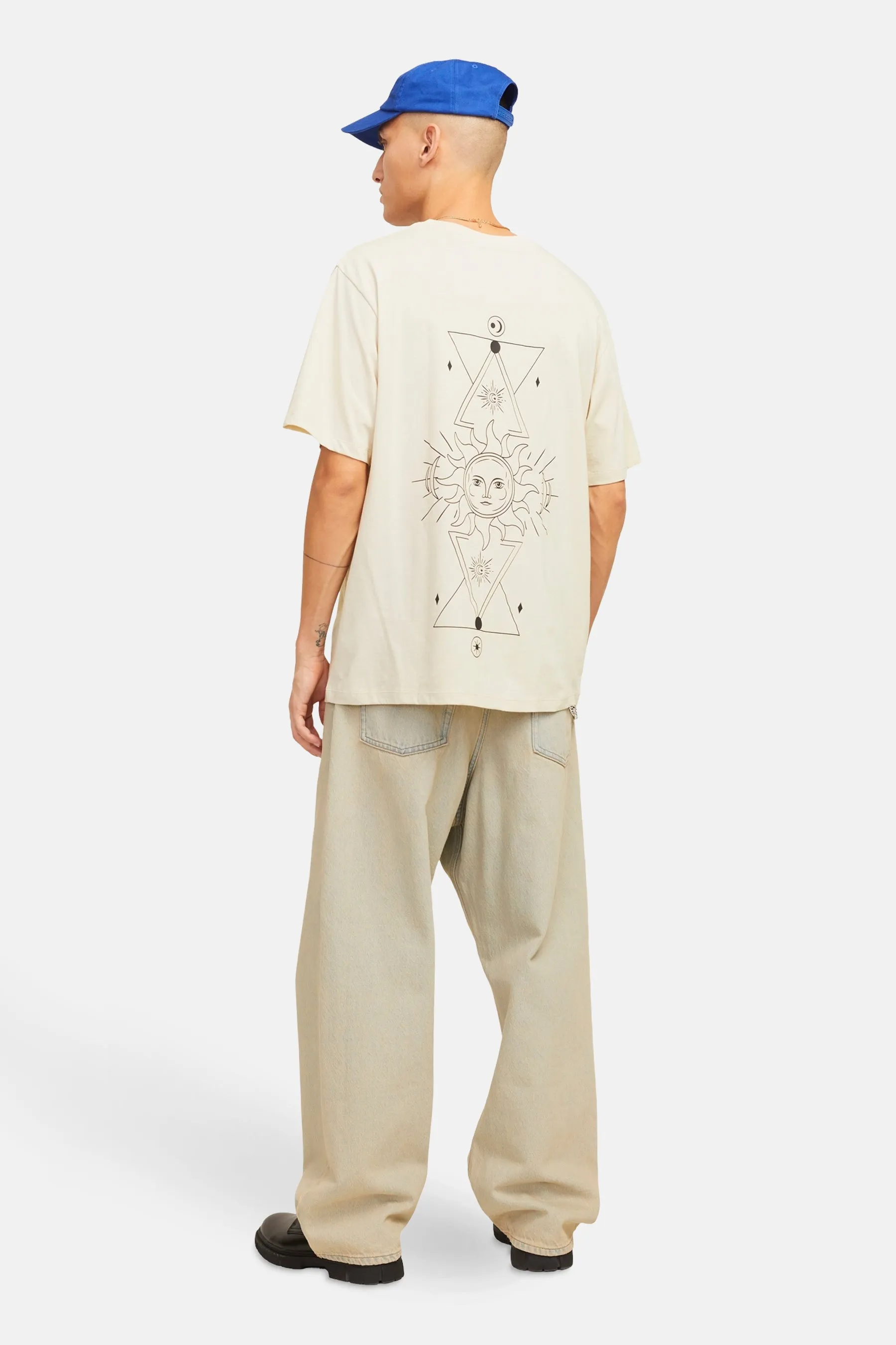 T-shirt (korte mouwen) Ecru - CORE BY JACK & JONES
