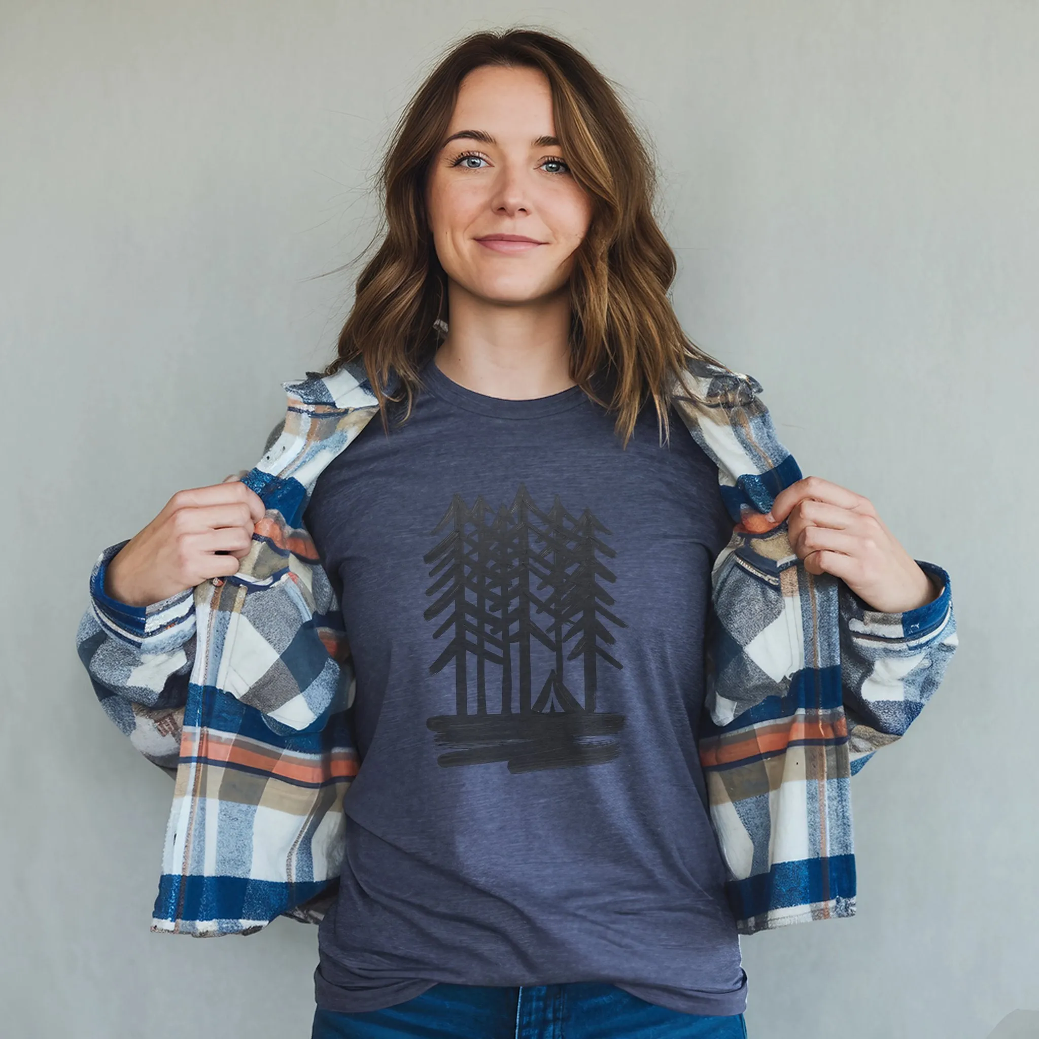 Tall Tree Painting T-Shirt