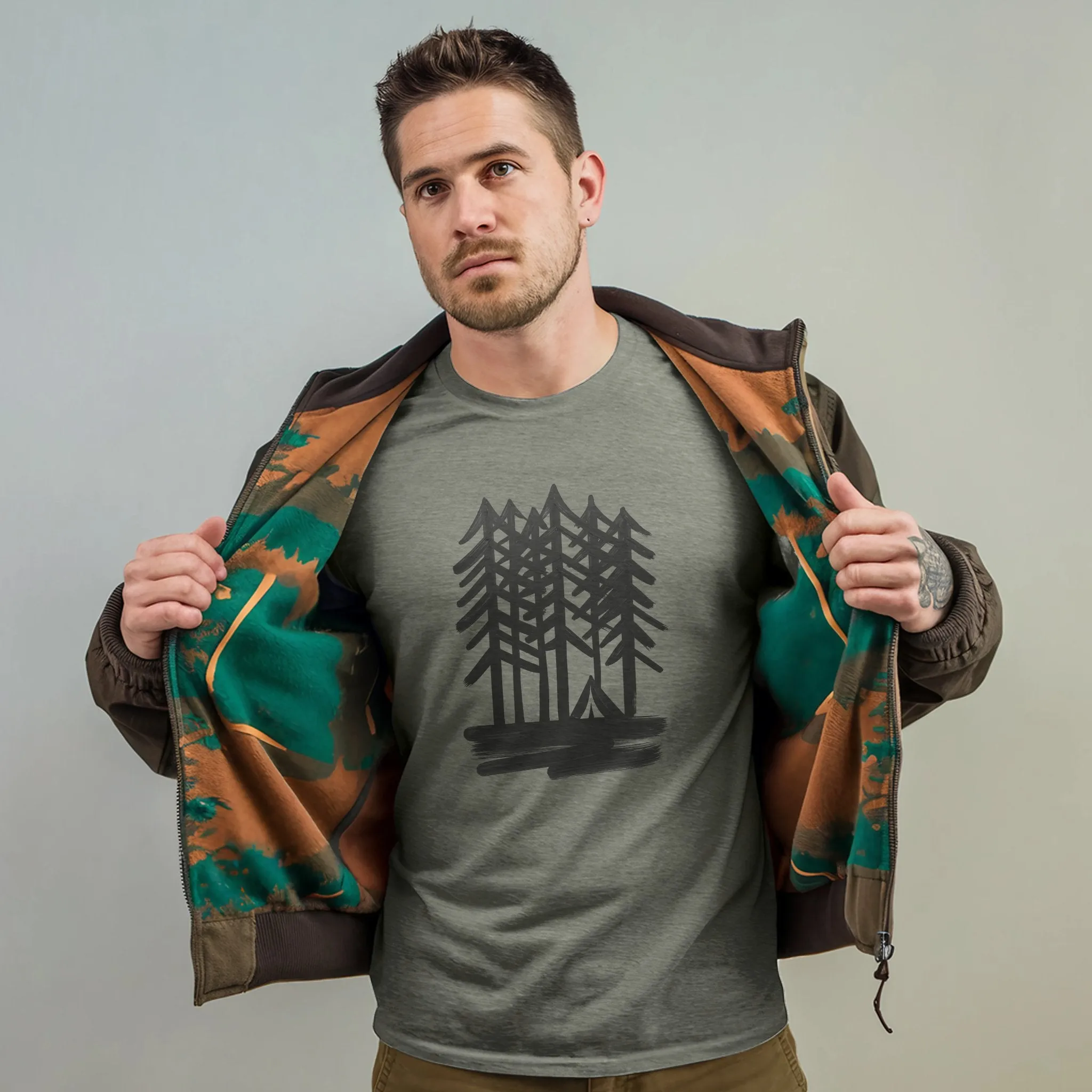 Tall Tree Painting T-Shirt