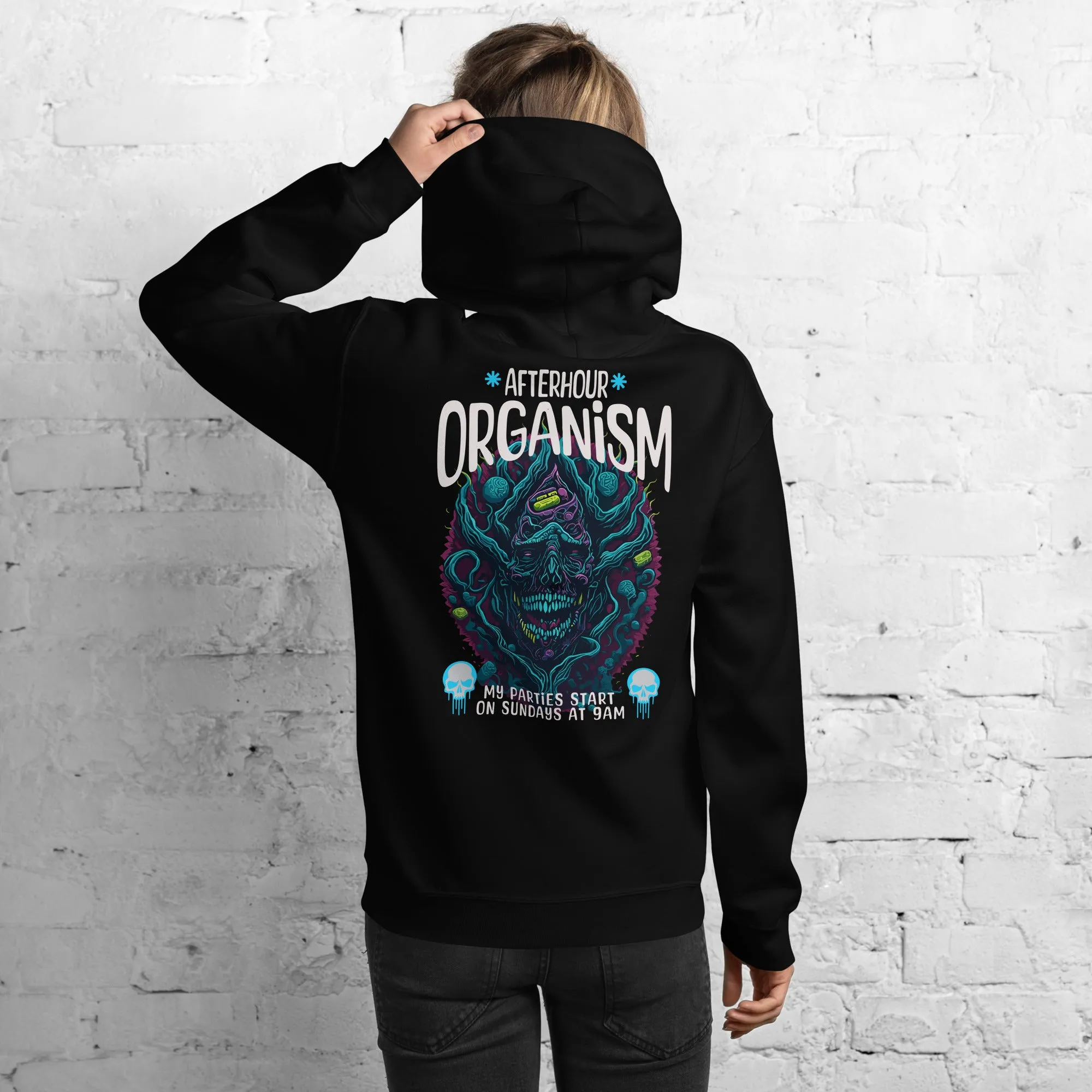 Techno Fashion | Afterhour Organism | Elite Techno Hoodie