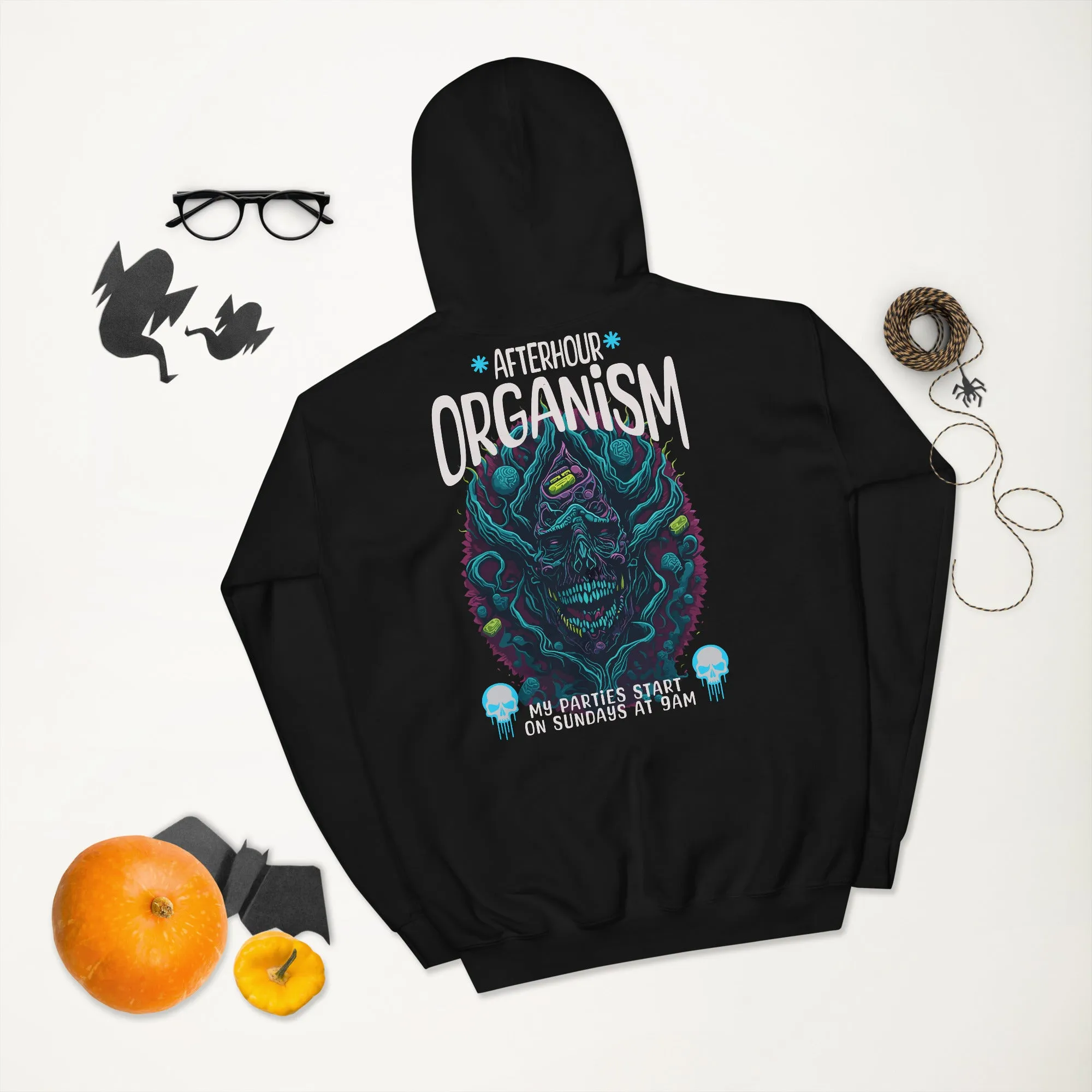 Techno Fashion | Afterhour Organism | Elite Techno Hoodie
