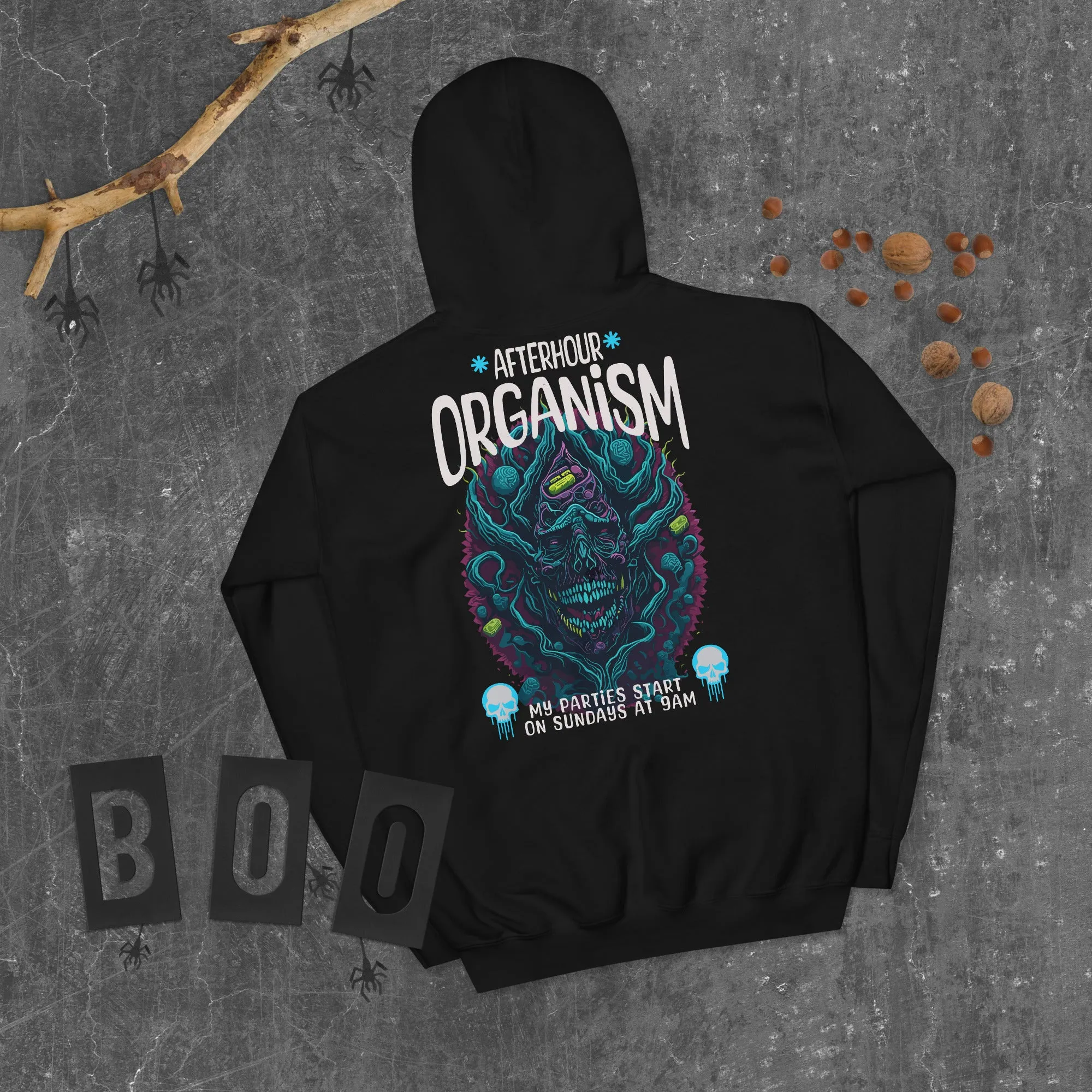Techno Fashion | Afterhour Organism | Elite Techno Hoodie