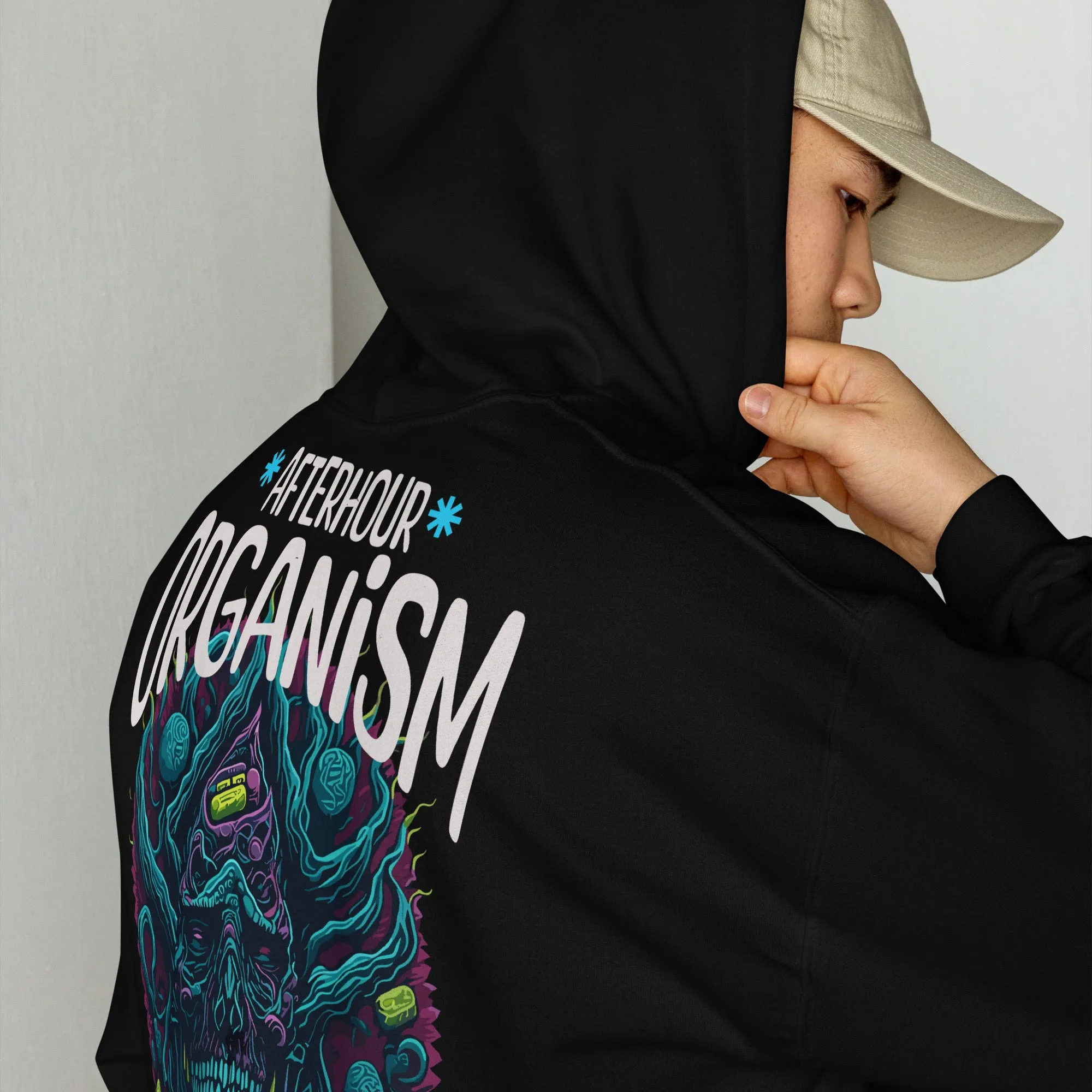 Techno Fashion | Afterhour Organism | Elite Techno Hoodie