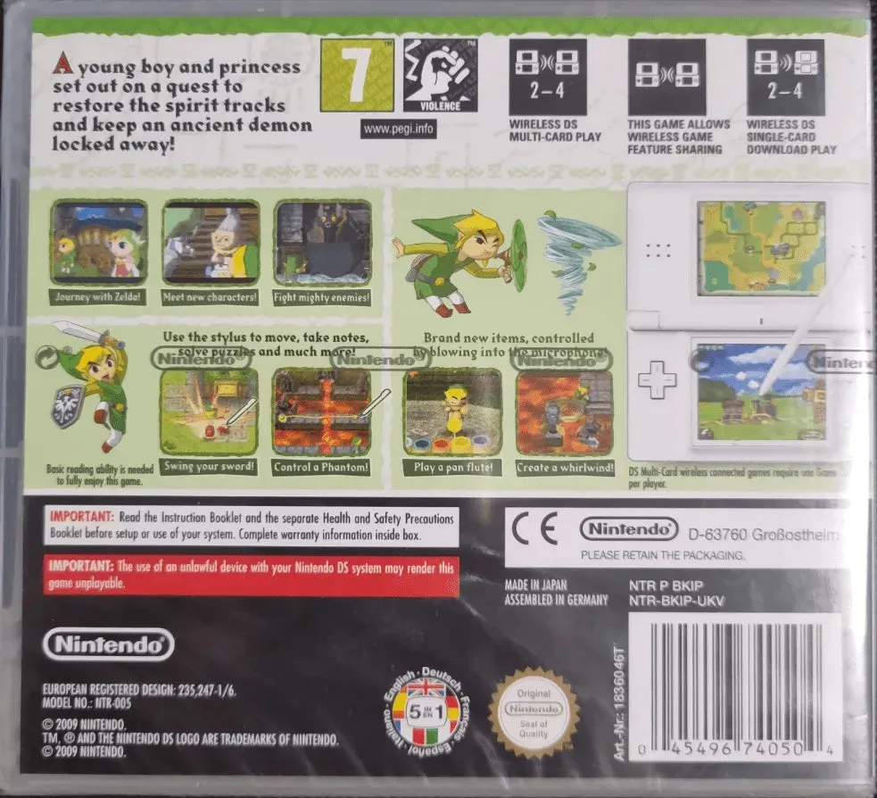 The Legend of Zelda Spirit Tracks (Forseglet)
