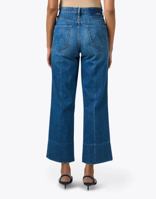 The Maven Blue Wide Leg Ankle Jean