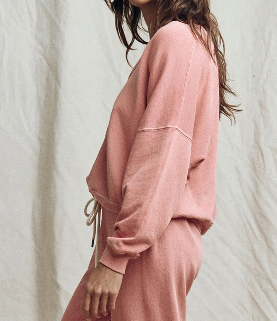 The U-Neck Sweatshirt, Rose