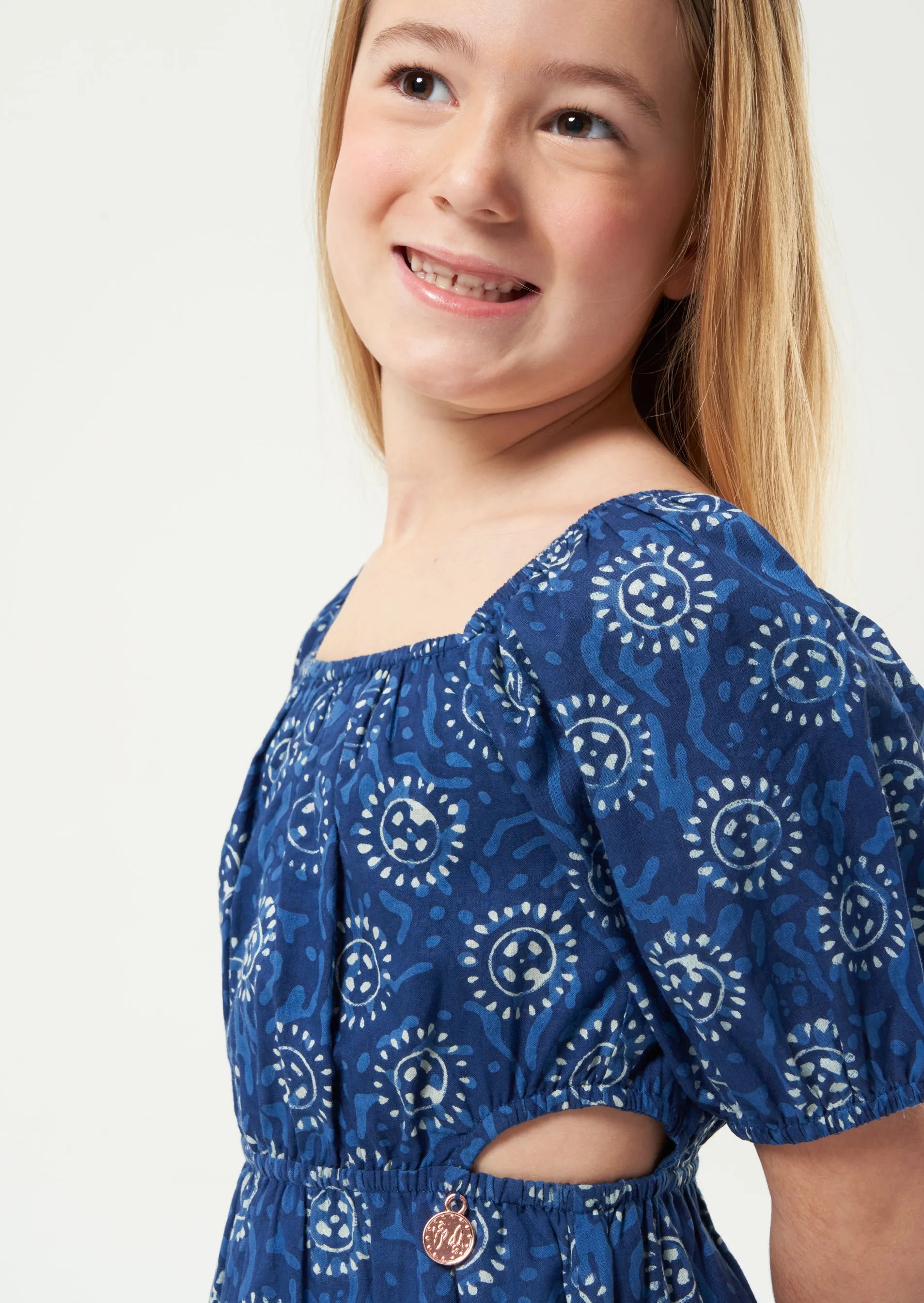 Thea Batik Blue Dress