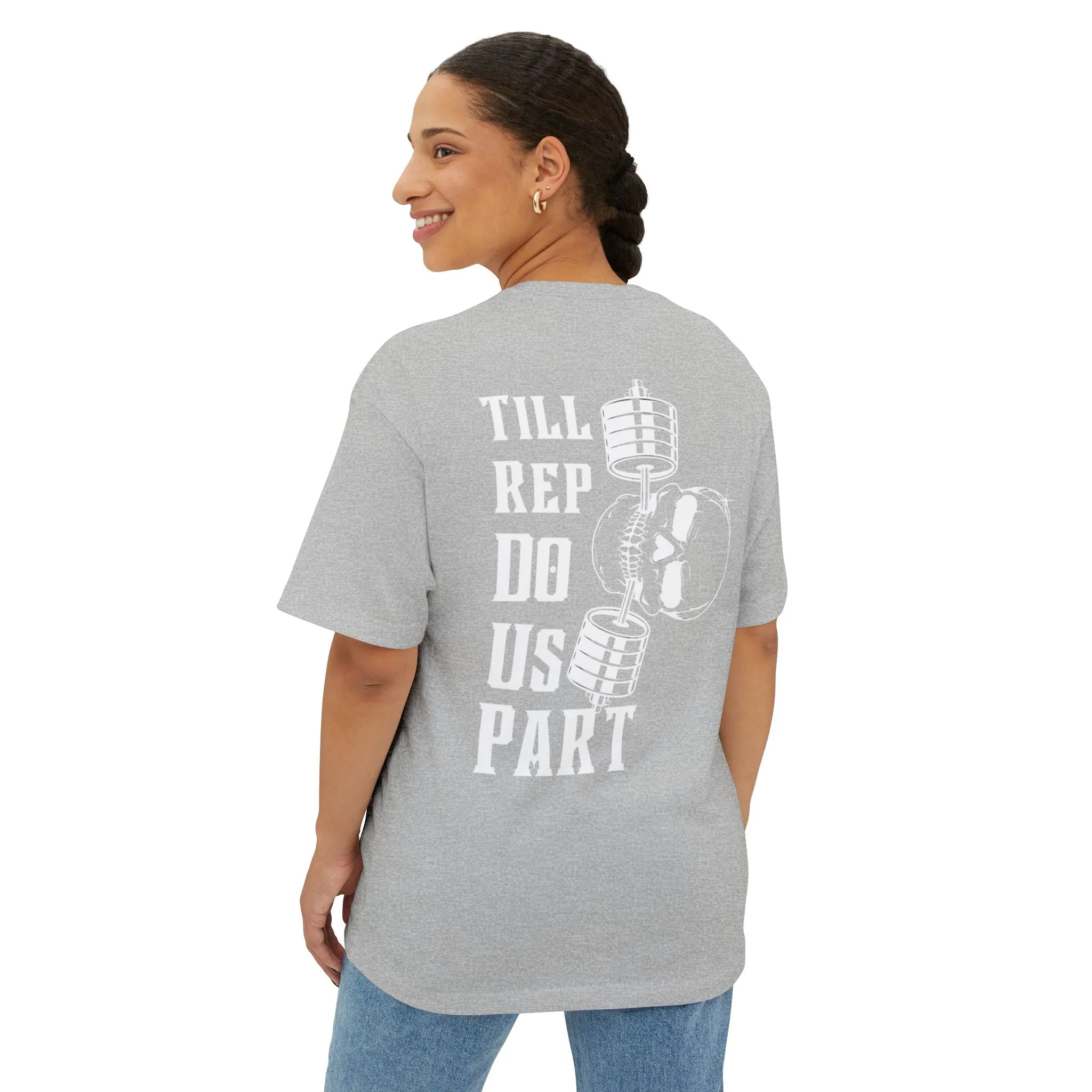 TIL REP DO US PART Unisex Oversized Boxy Tee