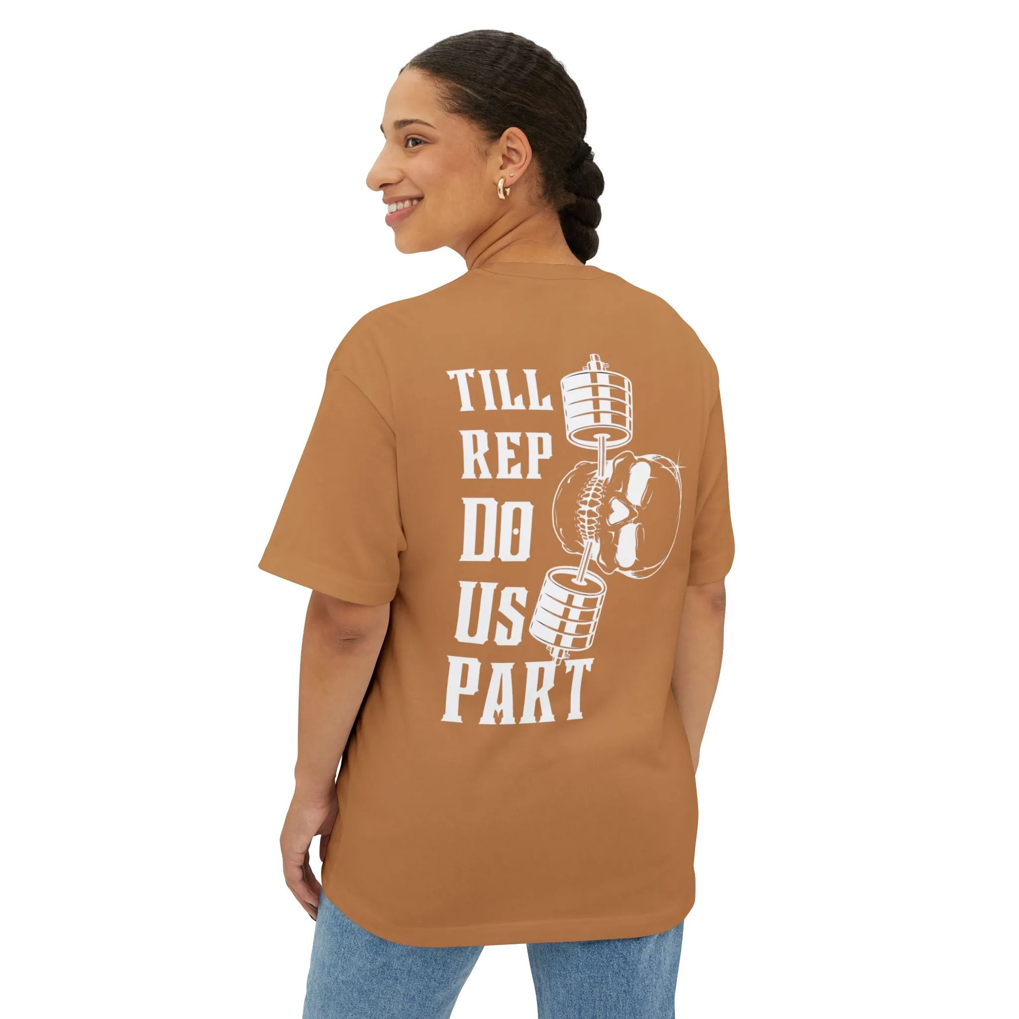 TIL REP DO US PART Unisex Oversized Boxy Tee