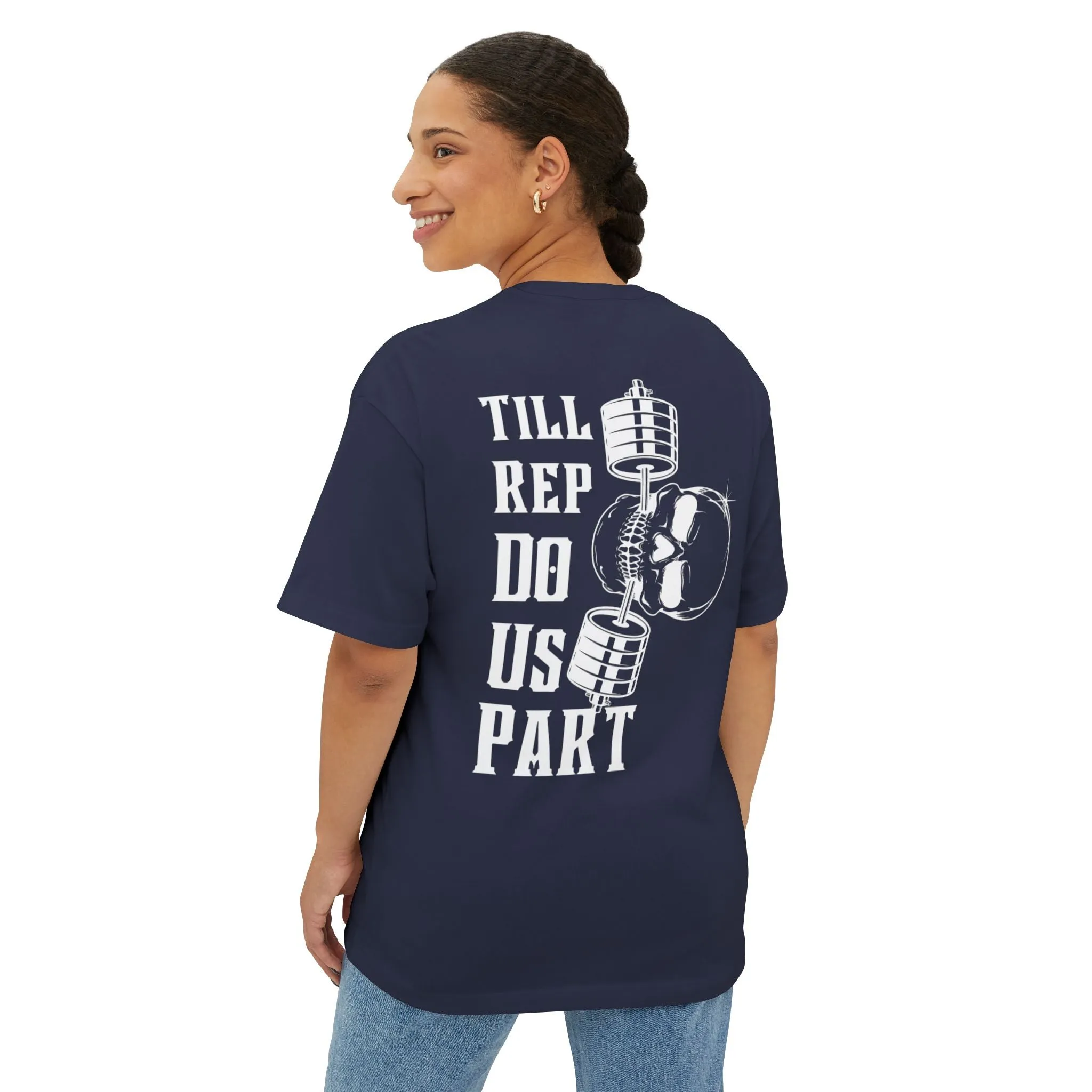 TIL REP DO US PART Unisex Oversized Boxy Tee