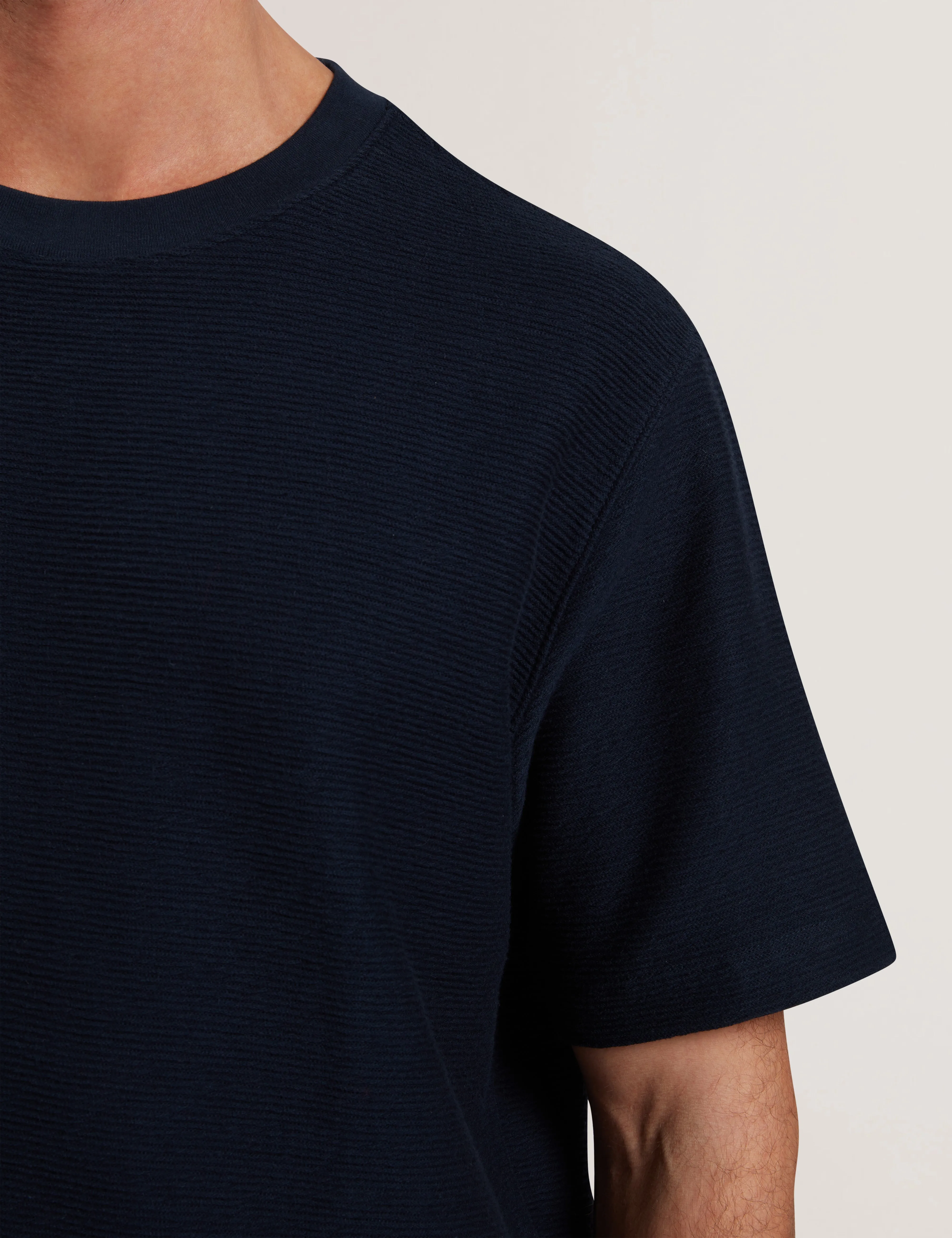 Tomaos Short Sleeve Relaxed Fit T-Shirt Navy