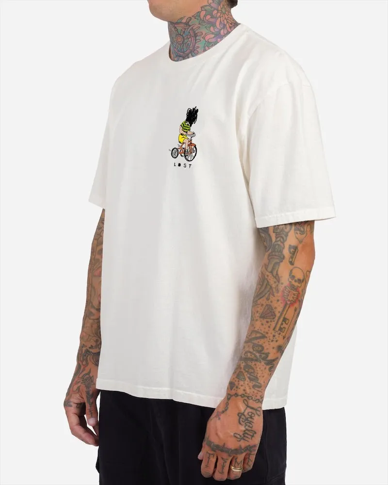 Tricycle Boxy Tee Vintage White