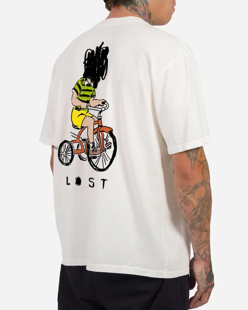 Tricycle Boxy Tee Vintage White