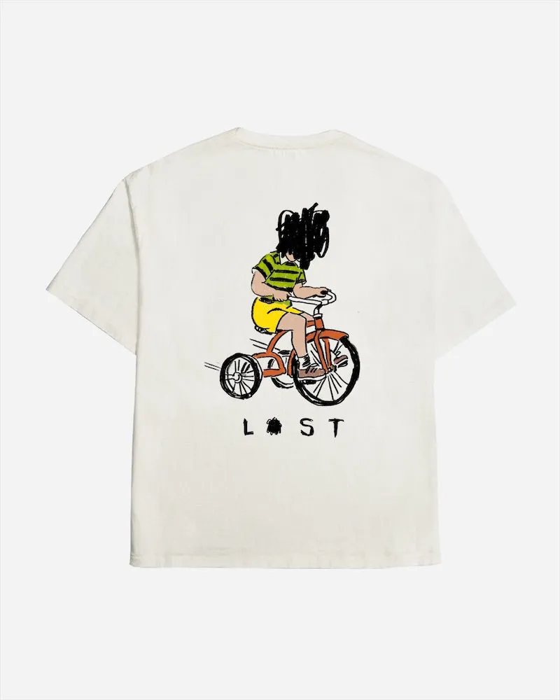 Tricycle Boxy Tee Vintage White