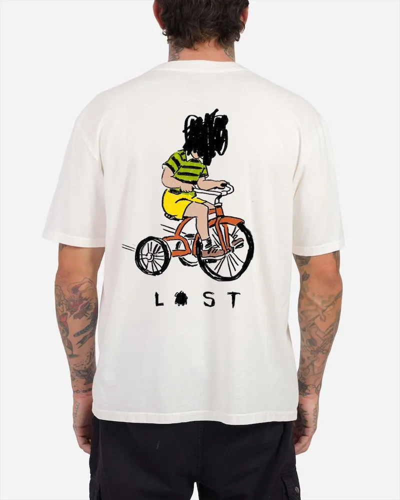 Tricycle Boxy Tee Vintage White