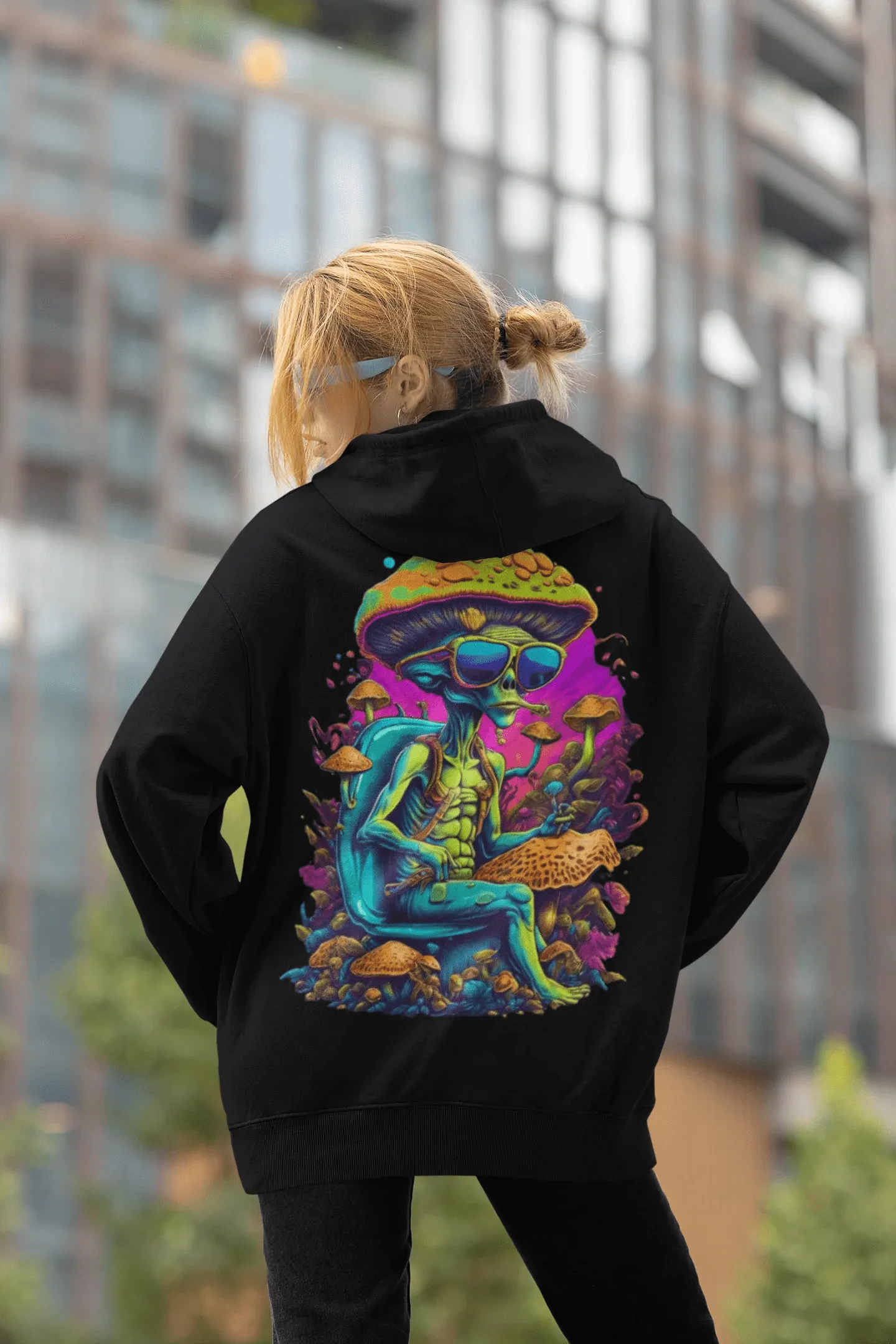 Trippy Hoodie | Psychedelic Alien