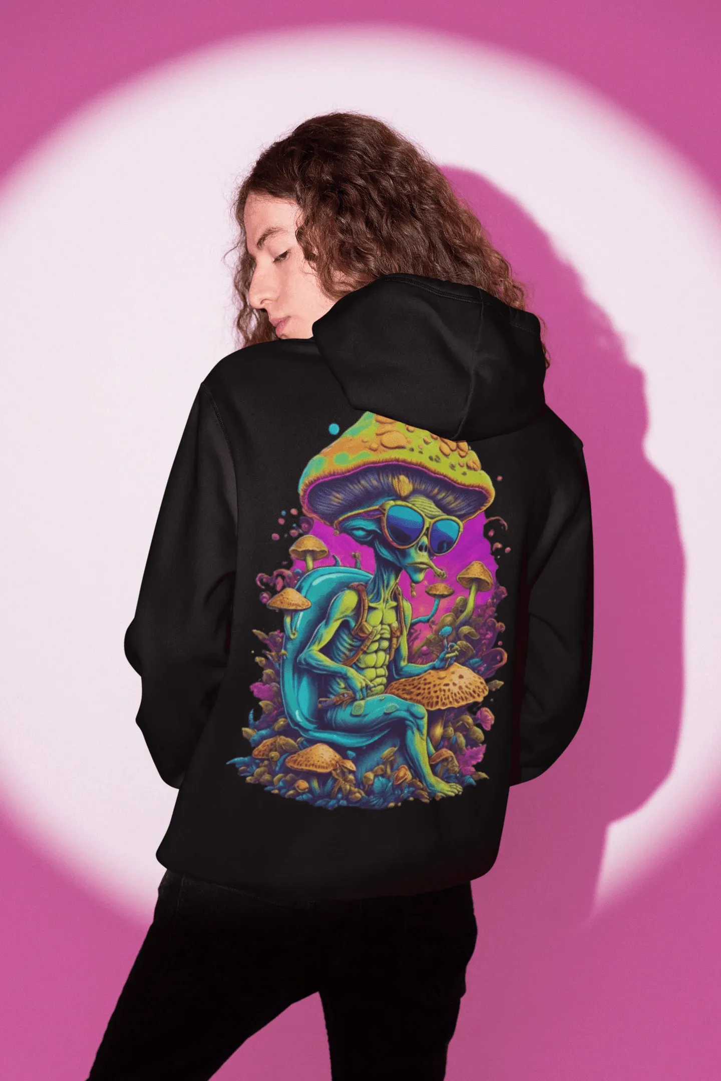 Trippy Hoodie | Psychedelic Alien