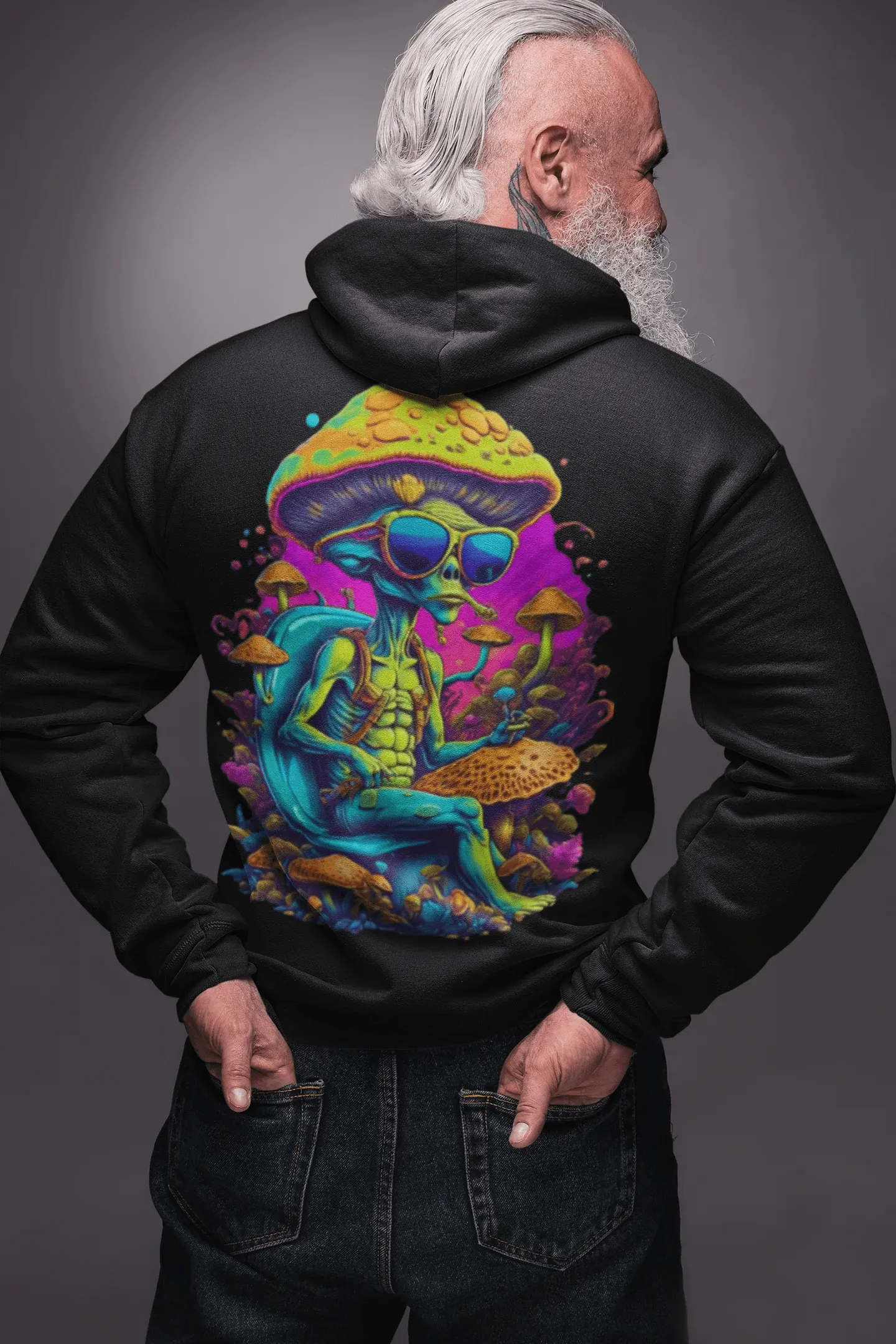 Trippy Hoodie | Psychedelic Alien