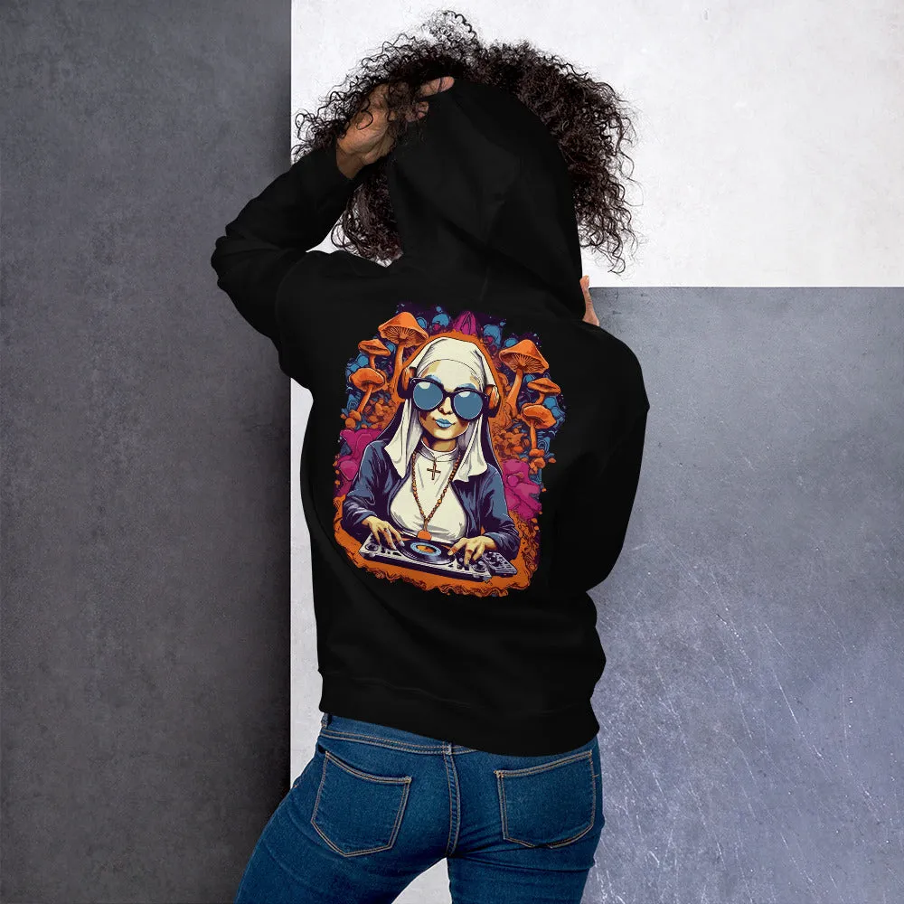 Trippy Hoodie | Techno Nun