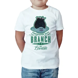 Trolls Branch Official Kid's T-Shirt (White)