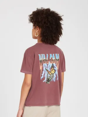 Truly Ringer T-Shirt - BURGUNDY