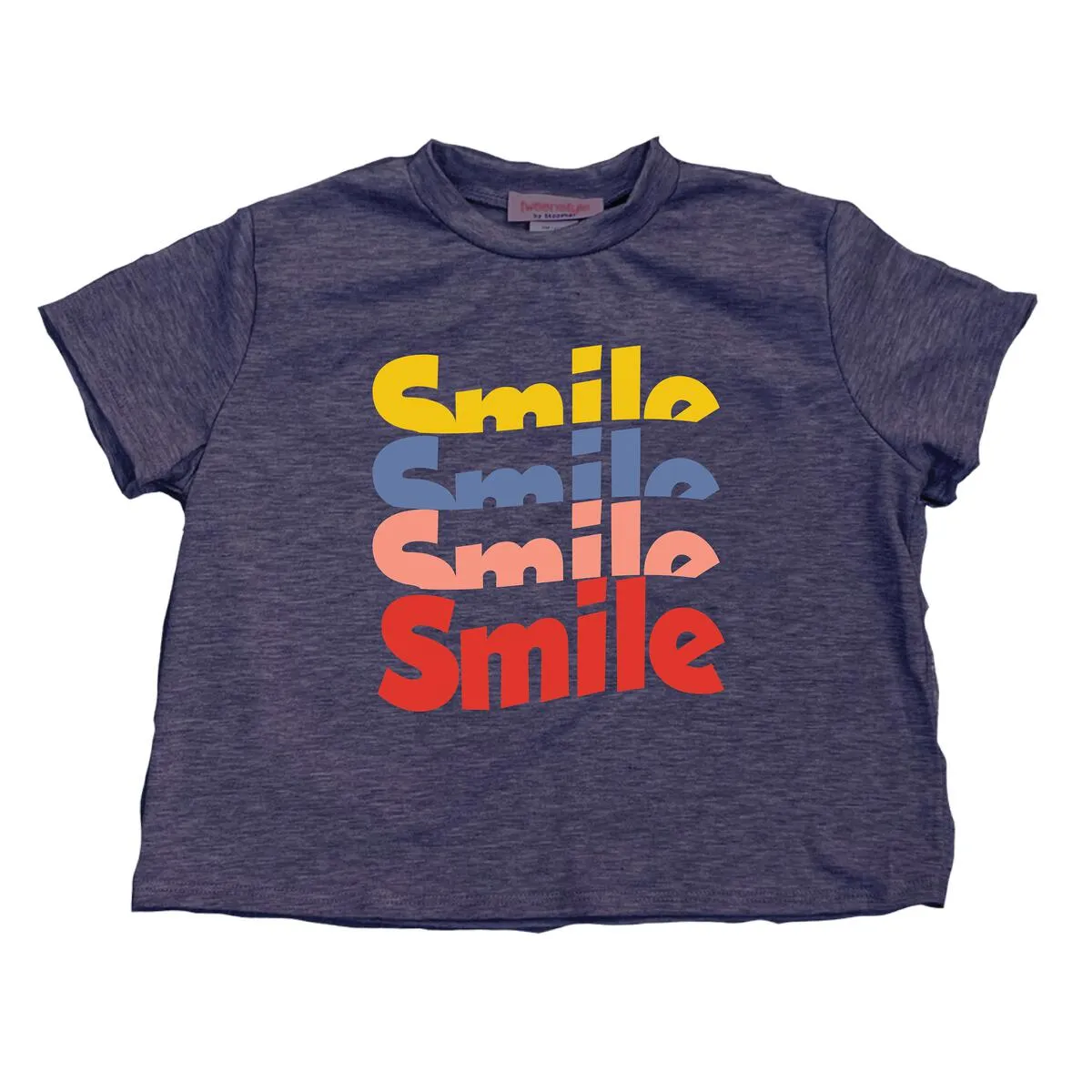 Tweenstyle Stacked Smile S/S Boxy Tee