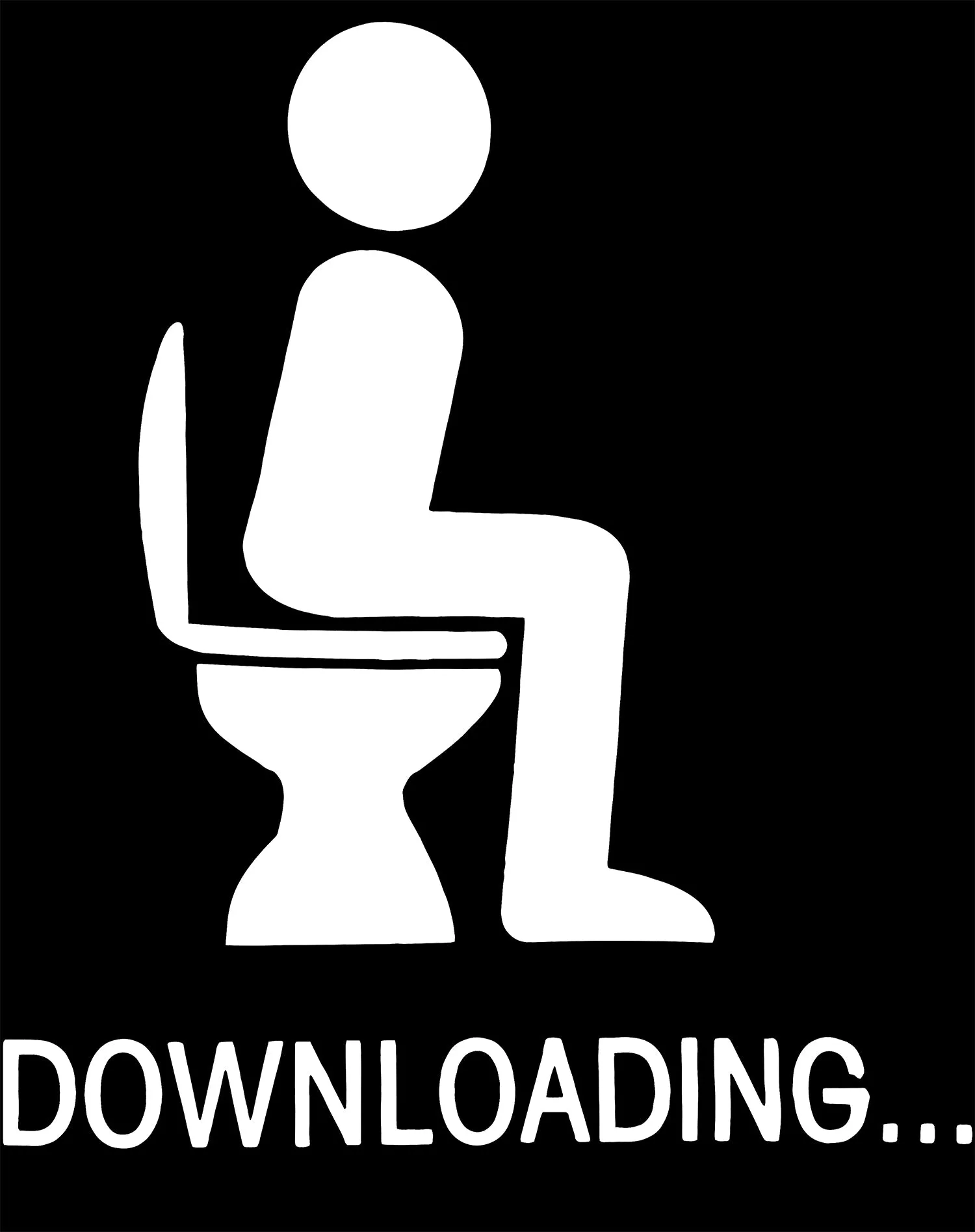 UA Just for Lolz Downloading Men's T-shirt (Black)