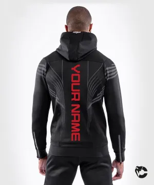 UFC Venum Personalisiert Authentic Fight Night Herren Walkout Hoodie - Schwarz